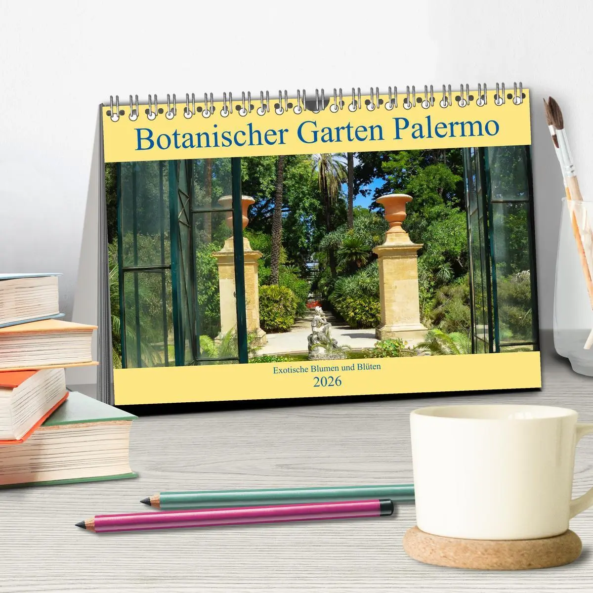 Bild: 9783457874769 | Botanischer Garten Palermo (Tischkalender 2026 DIN A5 quer),...