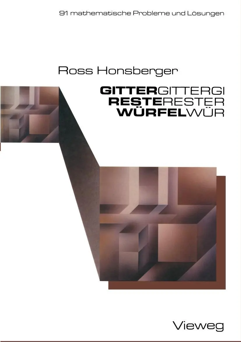 Cover: 9783528084769 | Gitter - Reste - Würfel | 91 mathematische Probleme mit Lösungen