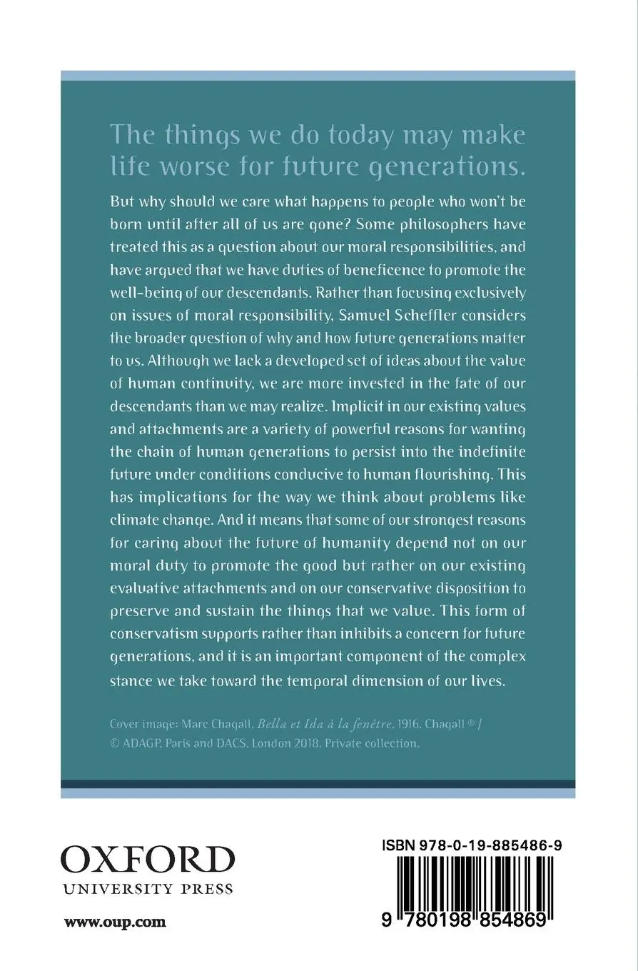Rückseite: 9780198854869 | Why Worry about Future Generations? | Samuel Scheffler | Taschenbuch