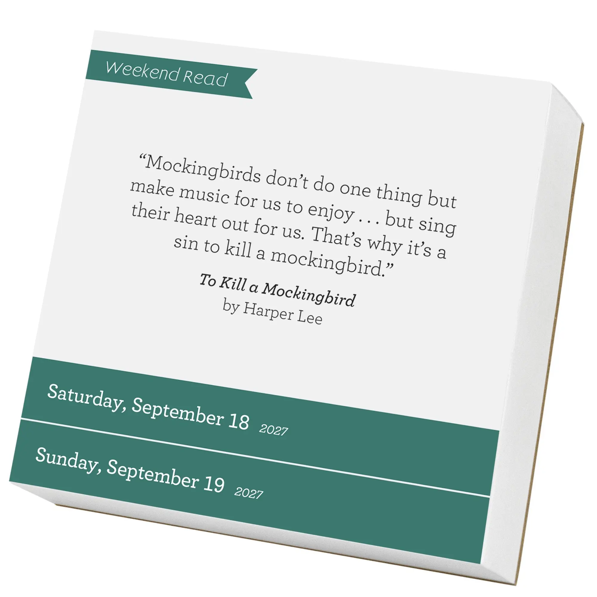 Bild: 9781523534869 | A Book Lover's Year Page-A-Day® Calendar 2027 | Workman Calendars
