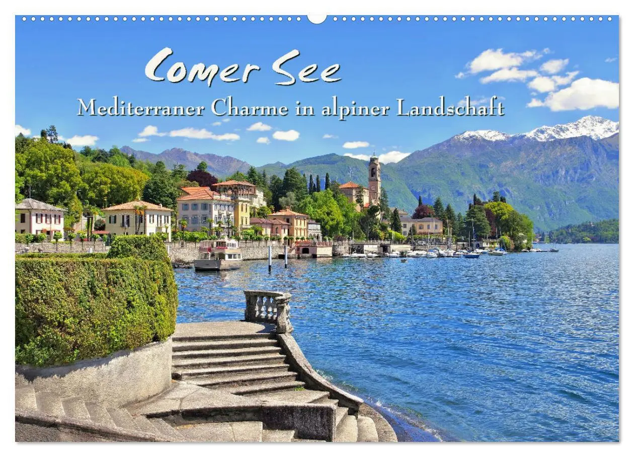 Cover: 9783435154869 | Comer See - Mediterraner Charme in alpiner Landschaft (Wandkalender...