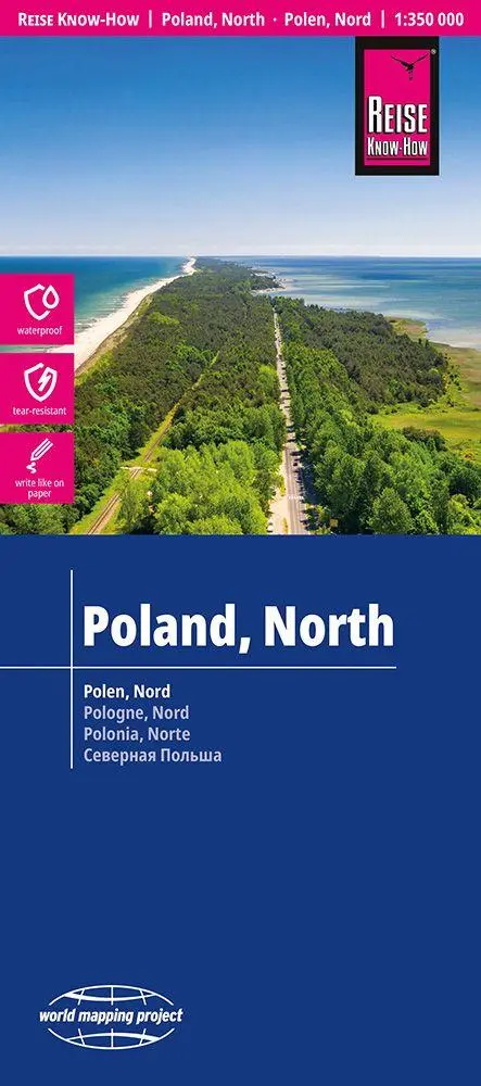 Cover: 9783831774869 | Reise Know-How Landkarte Polen, Nord Poland, North (1:350.000) | 2 S.