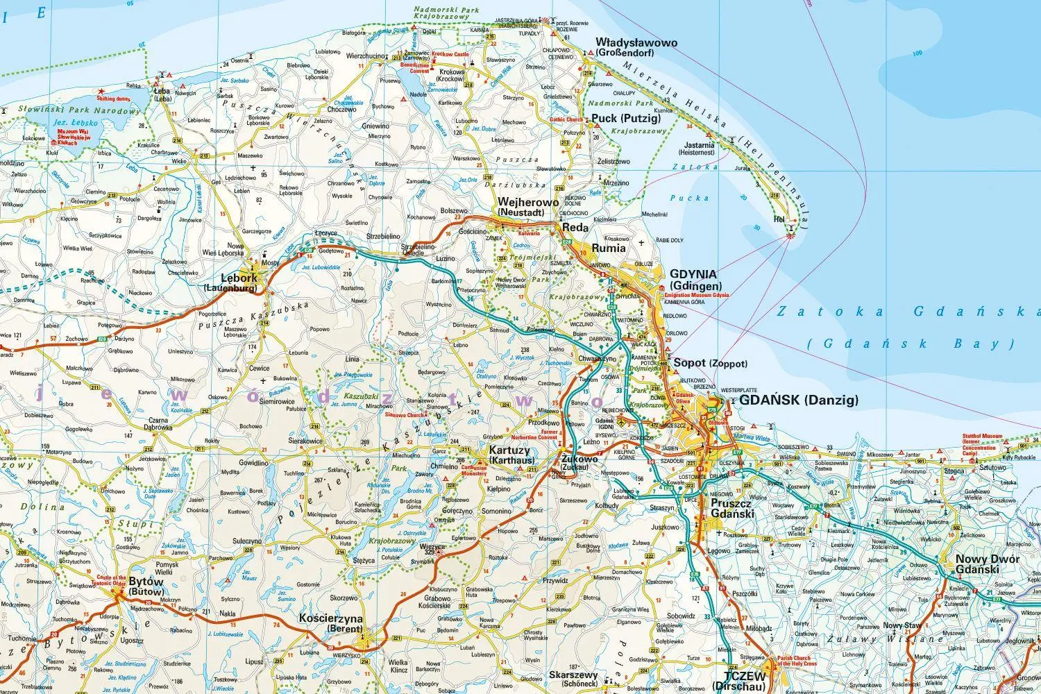 Bild: 9783831774869 | Reise Know-How Landkarte Polen, Nord Poland, North (1:350.000) | 2 S.