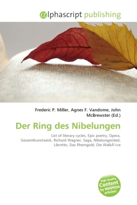 Der Ring des Nibelungen | Frederic P. Miller (u. a.) | Taschenbuch | Englisch | Alphascript Publishing | EAN 9786130694869 - Miller, Frederic P.