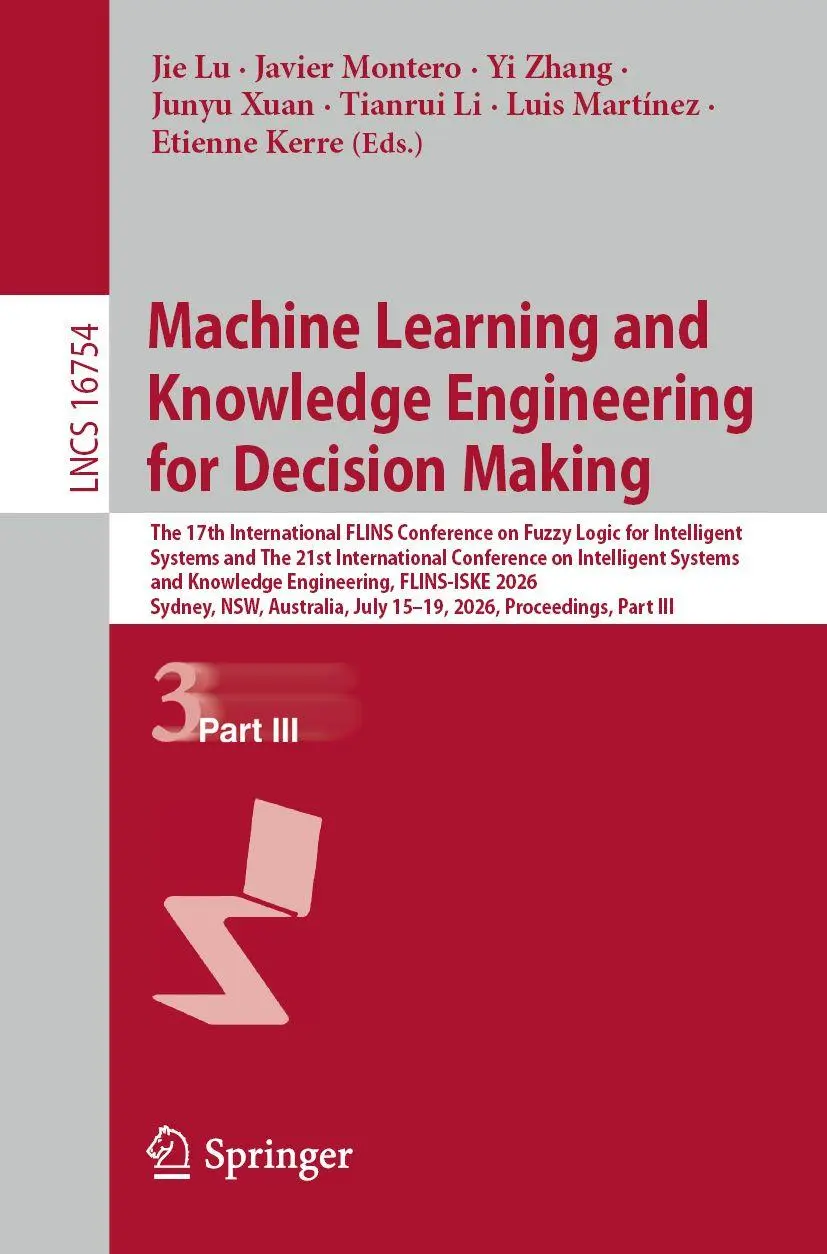 Cover: 9789819224869 | Machine Learning and Knowledge Engineering for Decision Making | Buch