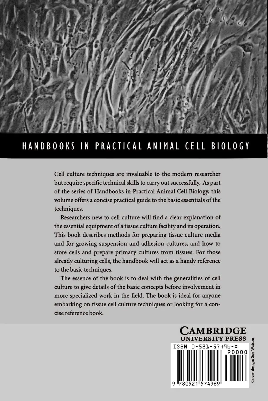 Rückseite: 9780521574969 | General Techniques of Cell Culture | Maureen A. Harrison (u. a.)