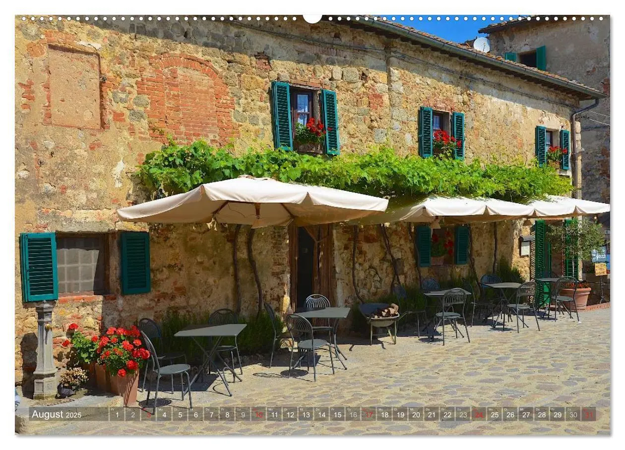 Bild: 9783435524969 | Toskana - Magie der Farben (Wandkalender 2025 DIN A2 quer),...
