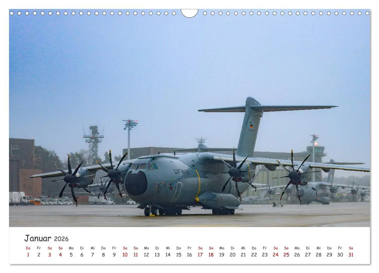 Bild: 9783457304969 | A400M LTG 62 (Wandkalender 2026 DIN A3 quer), CALVENDO Monatskalender