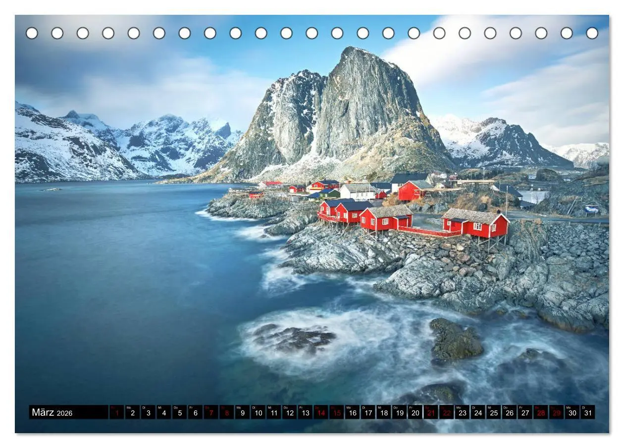 Bild: 9783457784969 | Lofoten Inselzauber (Tischkalender 2026 DIN A5 quer), CALVENDO...