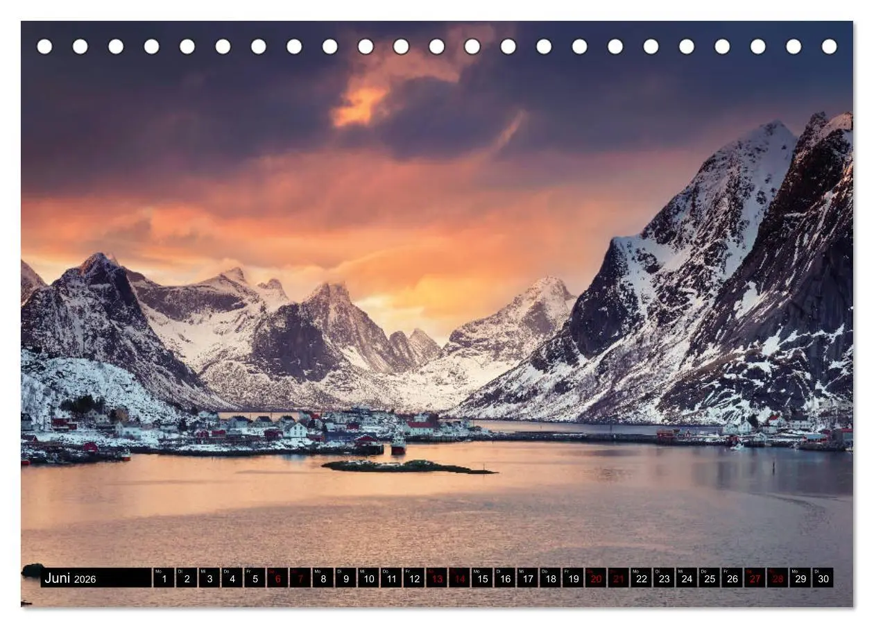 Bild: 9783457784969 | Lofoten Inselzauber (Tischkalender 2026 DIN A5 quer), CALVENDO...
