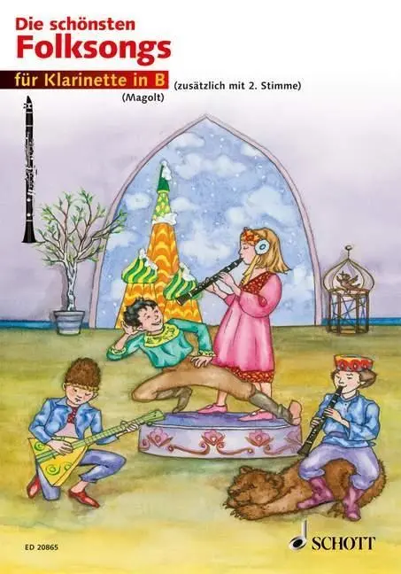 Cover: 9783795754969 | Die schönsten Folksongs für Klarinette in B | Christa Estenfeld-Kropp