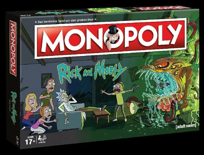 Cover: 4035576045069 | Monopoly Rick &amp; Morty (Spiel) | Das berühmte Spiel um den großen Deal