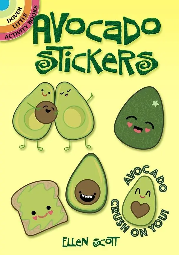 Cover: 9780486825069 | Avocado Stickers | Ellen Scott | Taschenbuch | Kartoniert / Broschiert