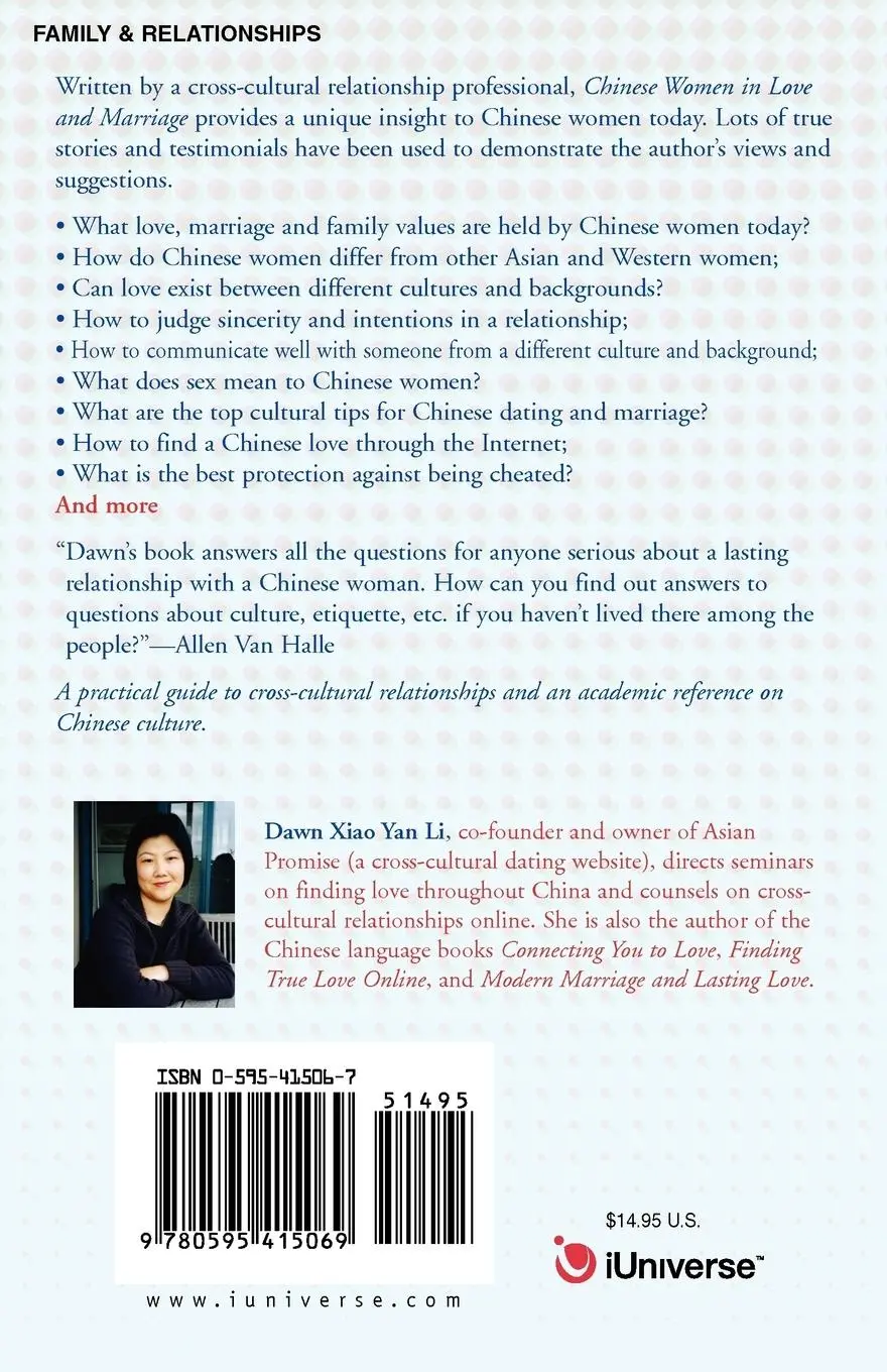Rückseite: 9780595415069 | Chinese Women in Love and Marriage | Dawn Xiao Yan Li | Taschenbuch
