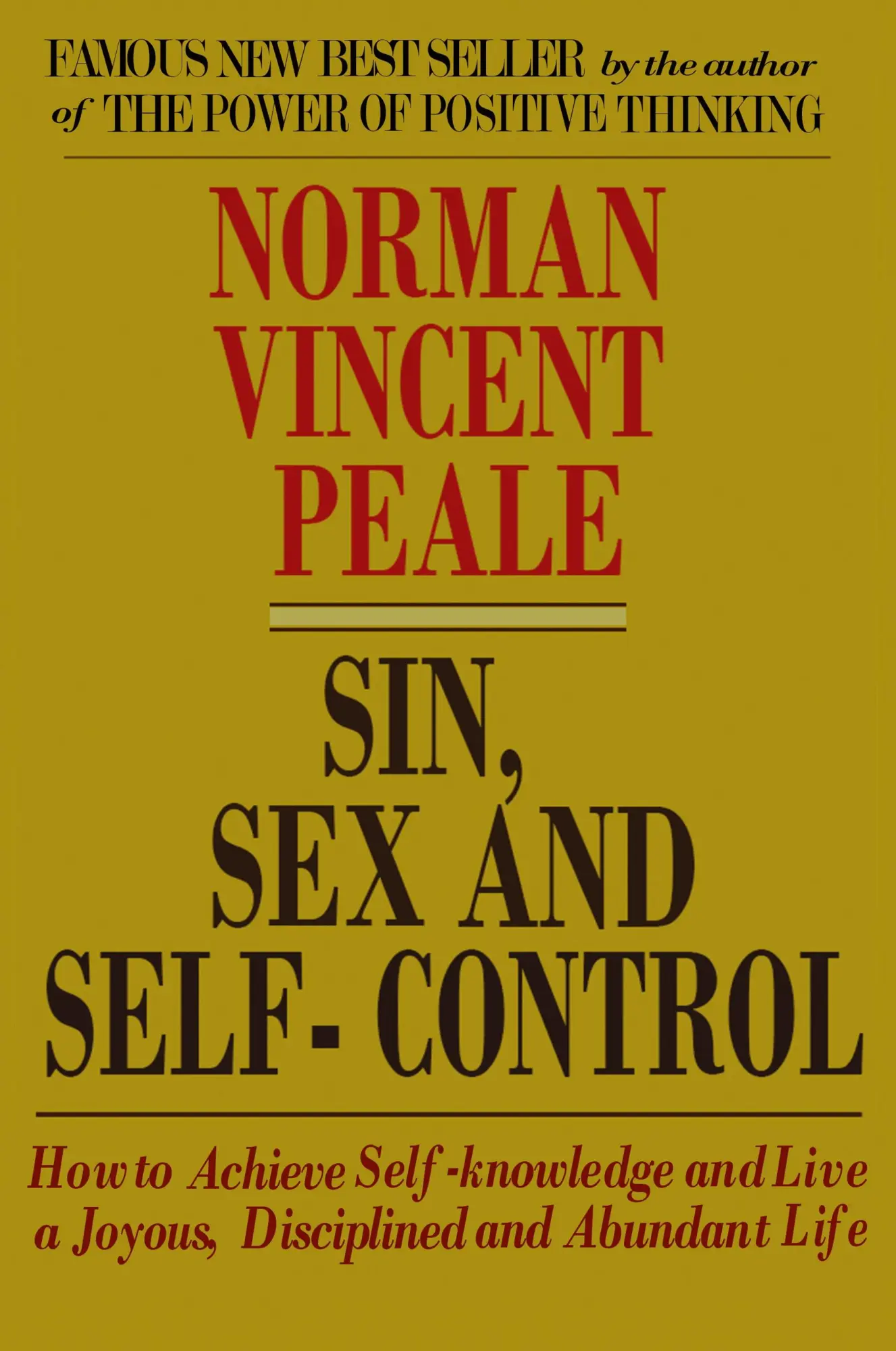 Cover: 9781990875069 | Sin, Sex and Self-Control | Norman Vincent Peale | Taschenbuch | 2024
