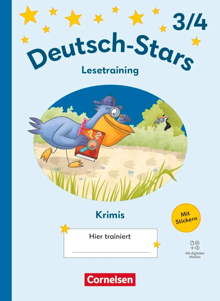 Cover: 9783464815069 | Deutsch-Stars 3./4. Schuljahr - Ausgabe 2025 - Lesetraining für...