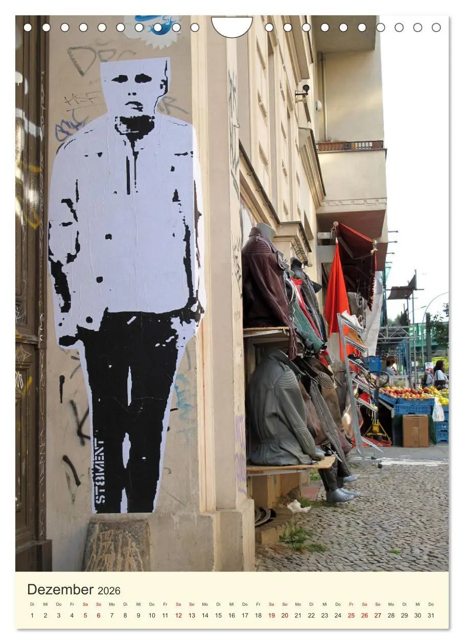 Bild: 9783516385069 | Berlin StreetArt Classics (Wandkalender 2026 DIN A4 hoch), CALVENDO...