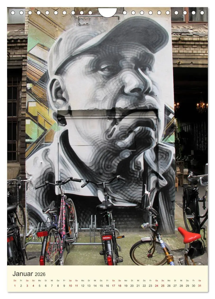 Bild: 9783516385069 | Berlin StreetArt Classics (Wandkalender 2026 DIN A4 hoch), CALVENDO...