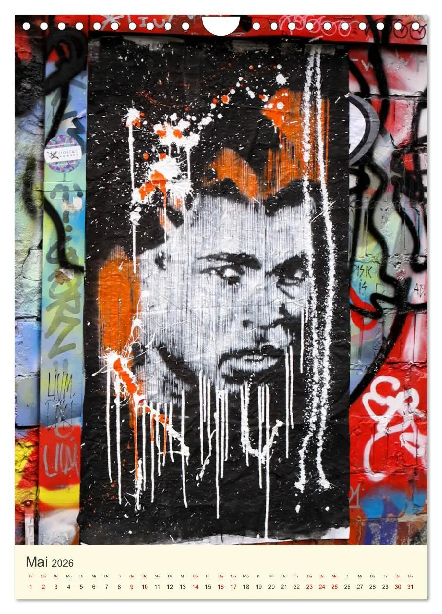 Bild: 9783516385069 | Berlin StreetArt Classics (Wandkalender 2026 DIN A4 hoch), CALVENDO...