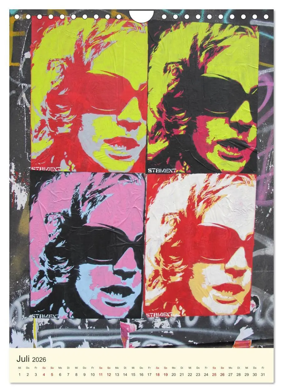 Bild: 9783516385069 | Berlin StreetArt Classics (Wandkalender 2026 DIN A4 hoch), CALVENDO...