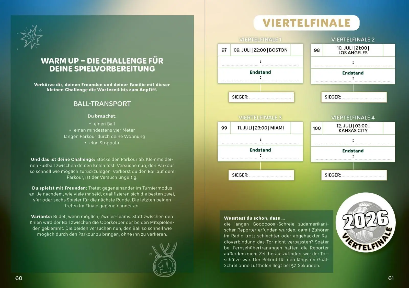 Bild: 9783742315069 | WM-Fieber 2026 - Das große Mitmachbuch | Daniel Wiechmann | Buch