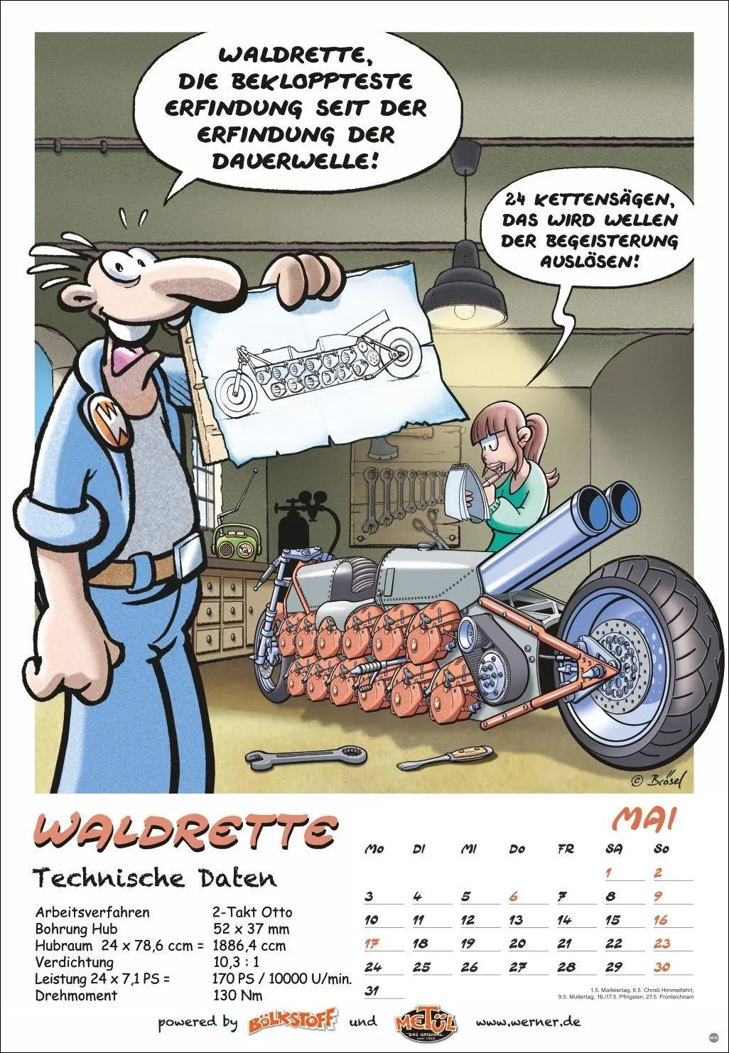 Bild: 9783756415069 | Werner Kalender 2027 | Rötger Feldmann | Kalender | Spiralbindung