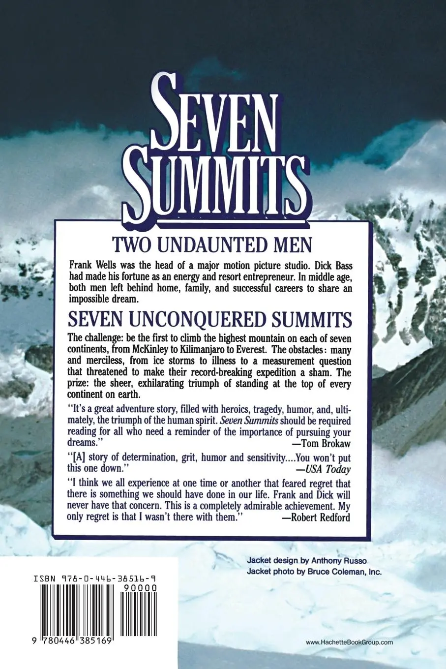 Rückseite: 9780446385169 | Seven Summits | Dick Bass | Taschenbuch | Kartoniert / Broschiert