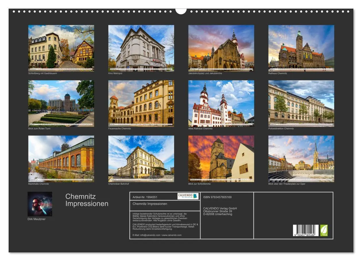 Bild: 9783457805169 | Chemnitz Impressionen (Wandkalender 2026 DIN A2 quer), CALVENDO...