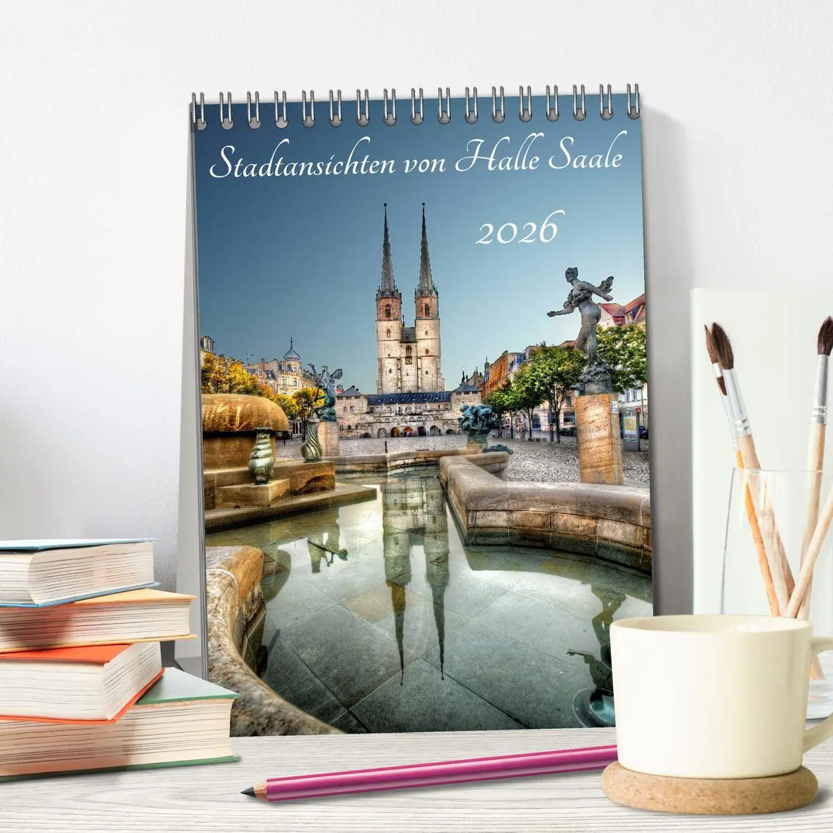 Bild: 9783516445169 | Stadtansichten von Halle Saale 2026 (Tischkalender 2026 DIN A5...