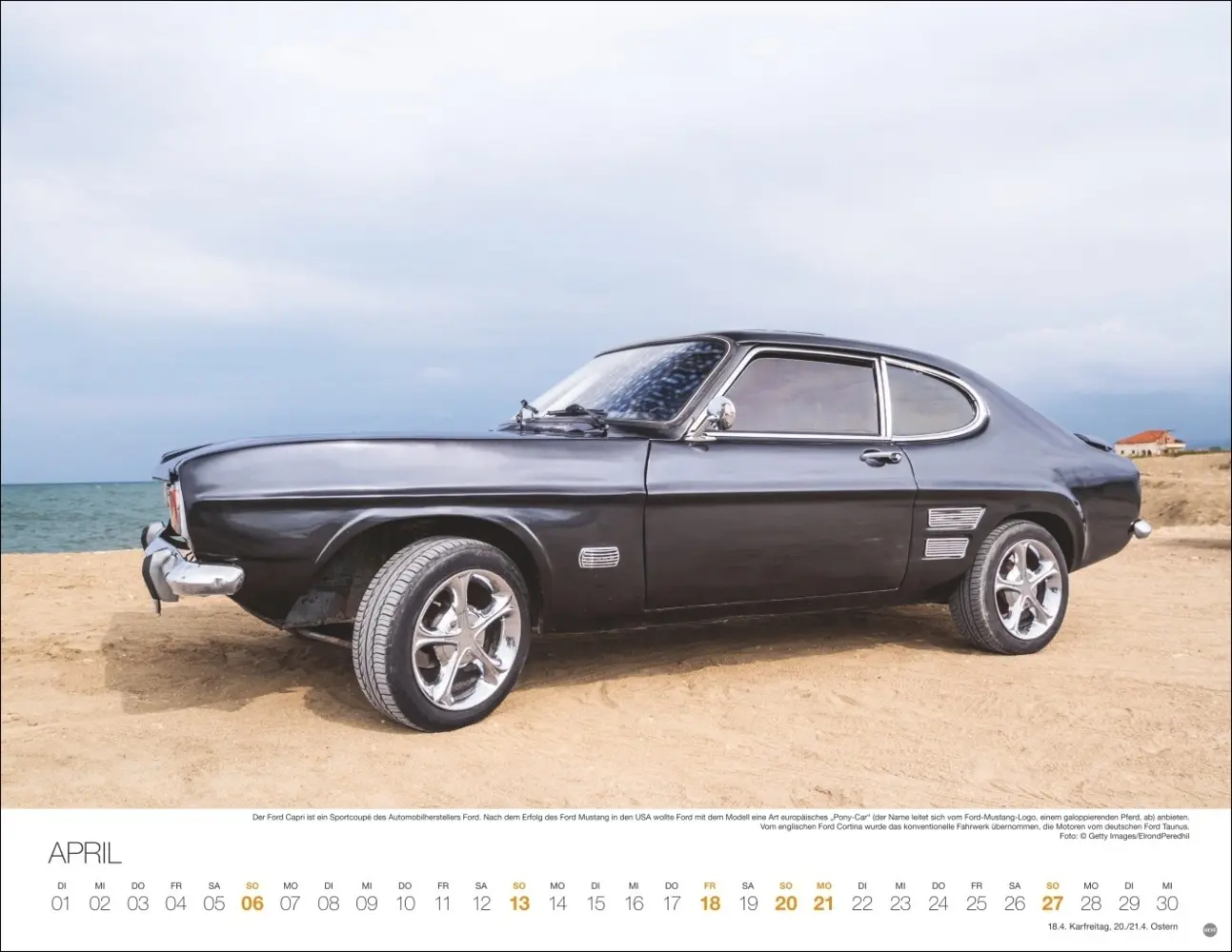 Bild: 9783756405169 | Legendäre Autos Posterkalender 2025 | Kalender | Spiralbindung | 2025