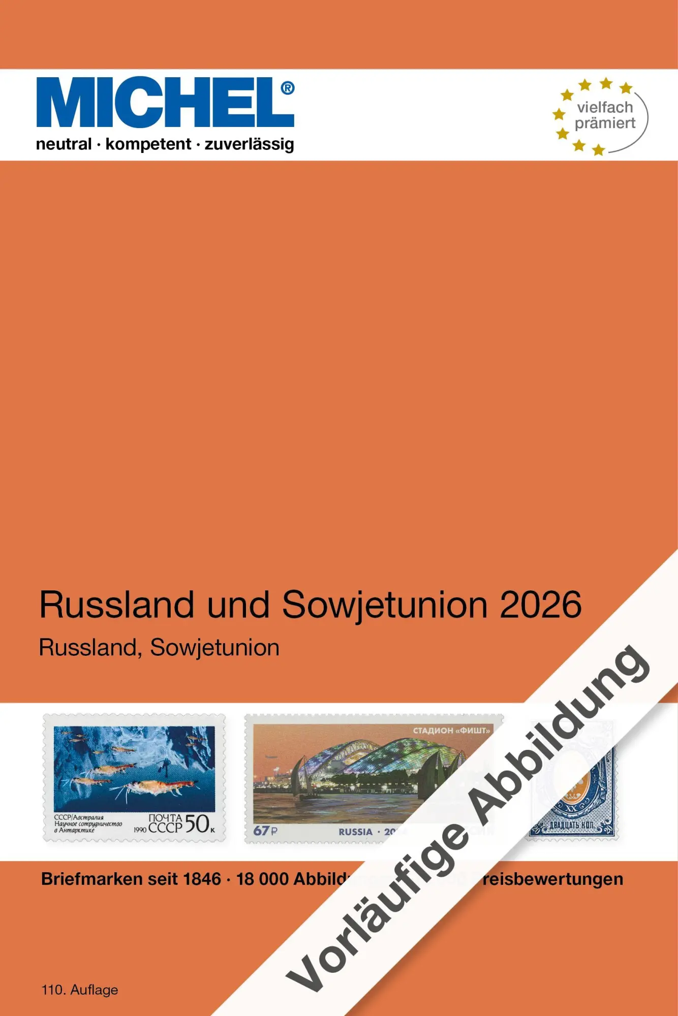 Cover: 9783954025169 | Russland und Sowjetunion 2025/2026 | Michel-Redaktion | Buch | 780 S.