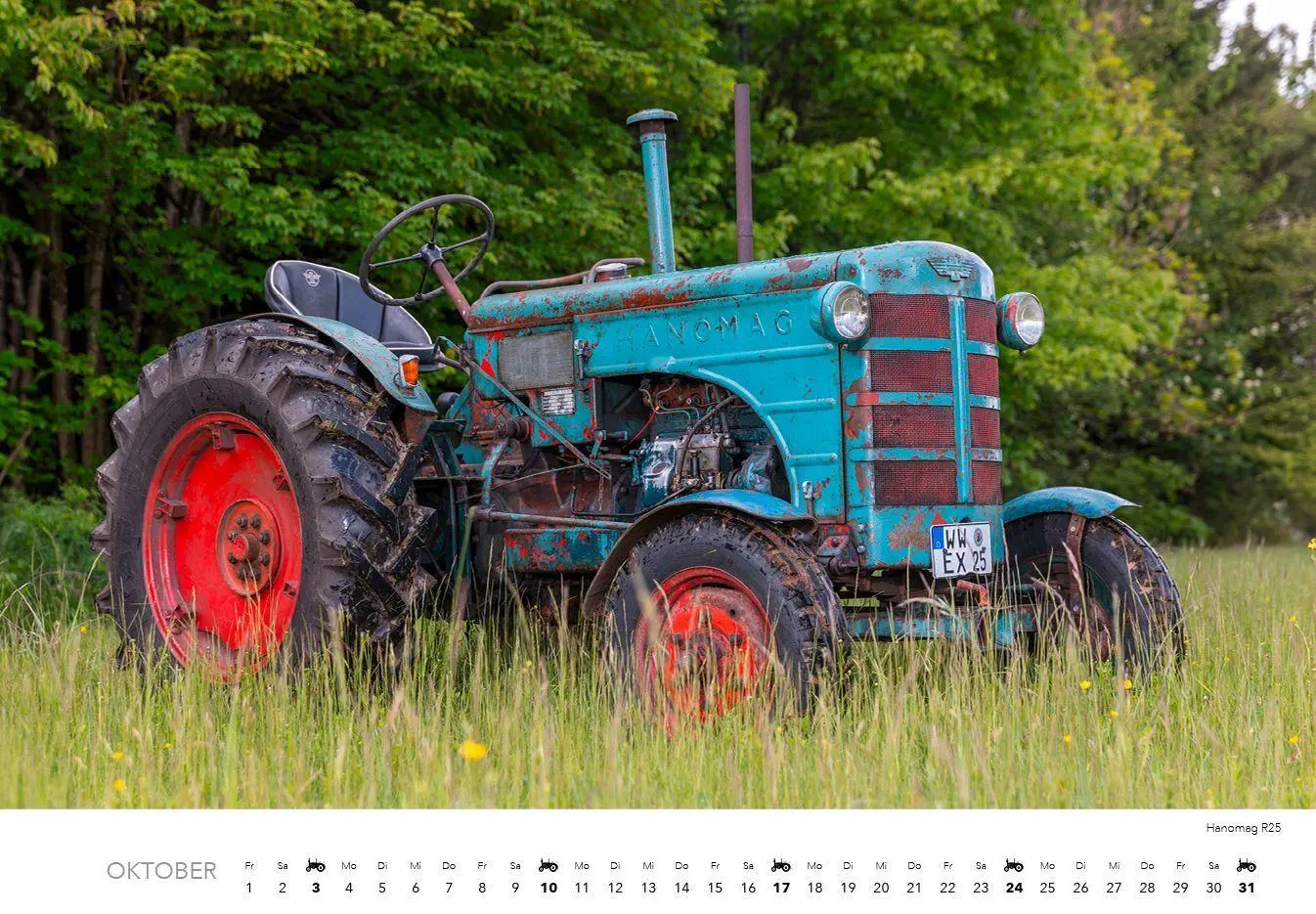 Bild: 9783960585169 | Klassische Traktoren 2027 - Mittelformat-Kalender | Frank Lutzebäck