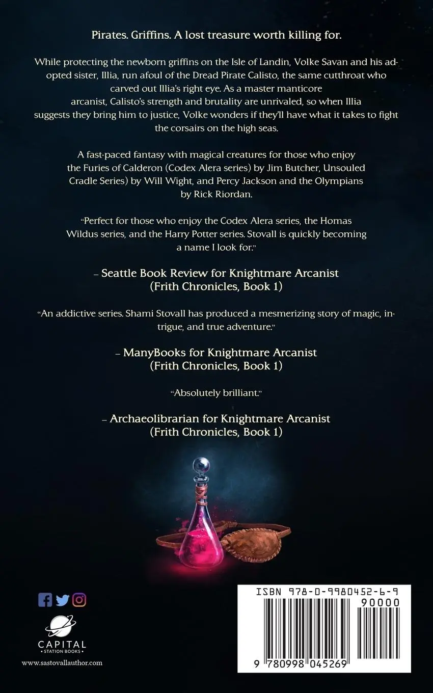 Rückseite: 9780998045269 | Dread Pirate Arcanist | Shami Stovall | Taschenbuch | Englisch | 2019