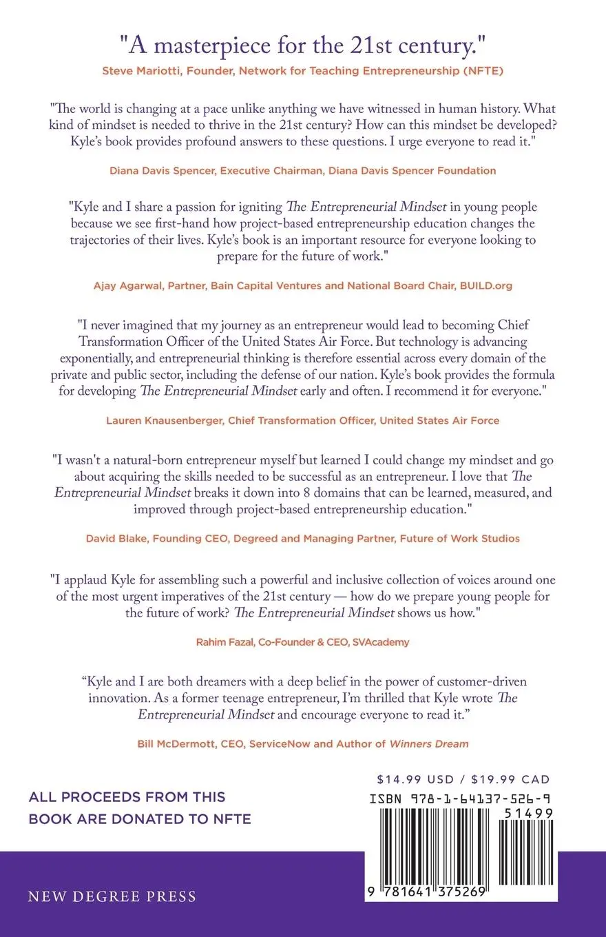 Rückseite: 9781641375269 | The Entrepreneurial Mindset | Kyle Garman | Taschenbuch | Englisch