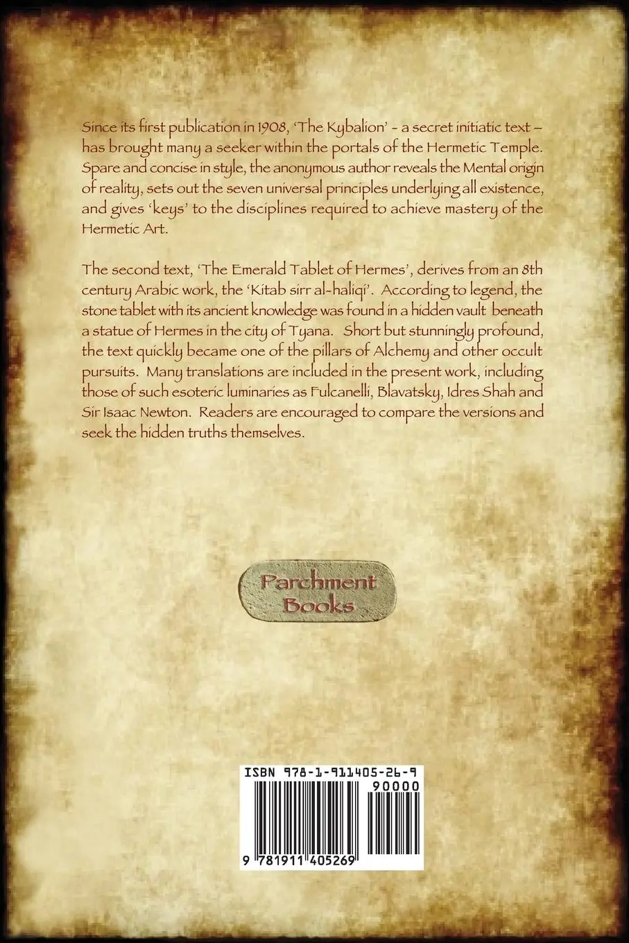 Rückseite: 9781911405269 | The Kybalion &amp; The Emerald Tablet of Hermes | Three Initiates | Buch