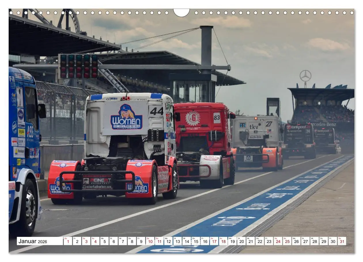 Bild: 9783457895269 | Abenteuer TRUCK RACING (Wandkalender 2026 DIN A3 quer), CALVENDO...