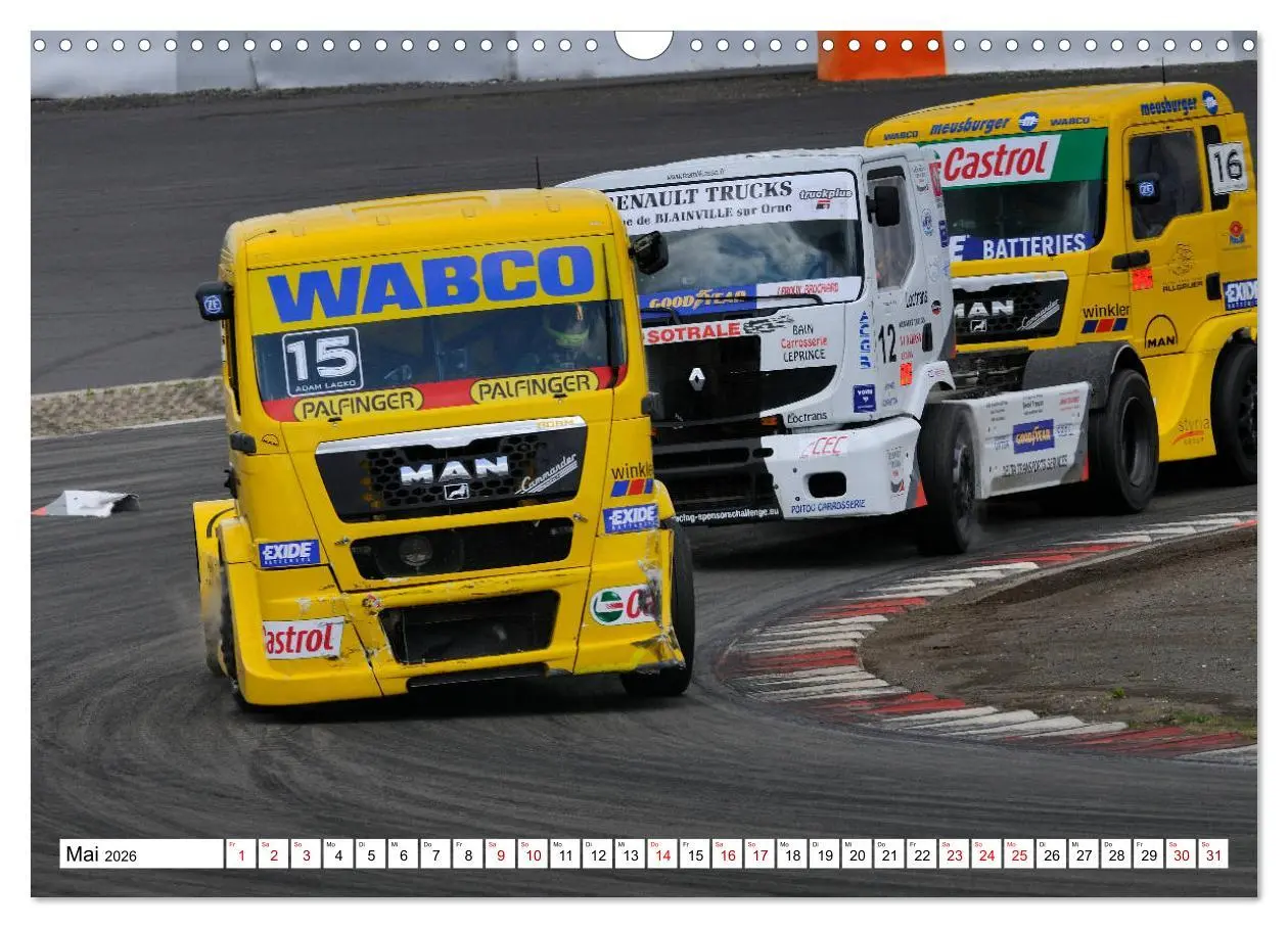 Bild: 9783457895269 | Abenteuer TRUCK RACING (Wandkalender 2026 DIN A3 quer), CALVENDO...