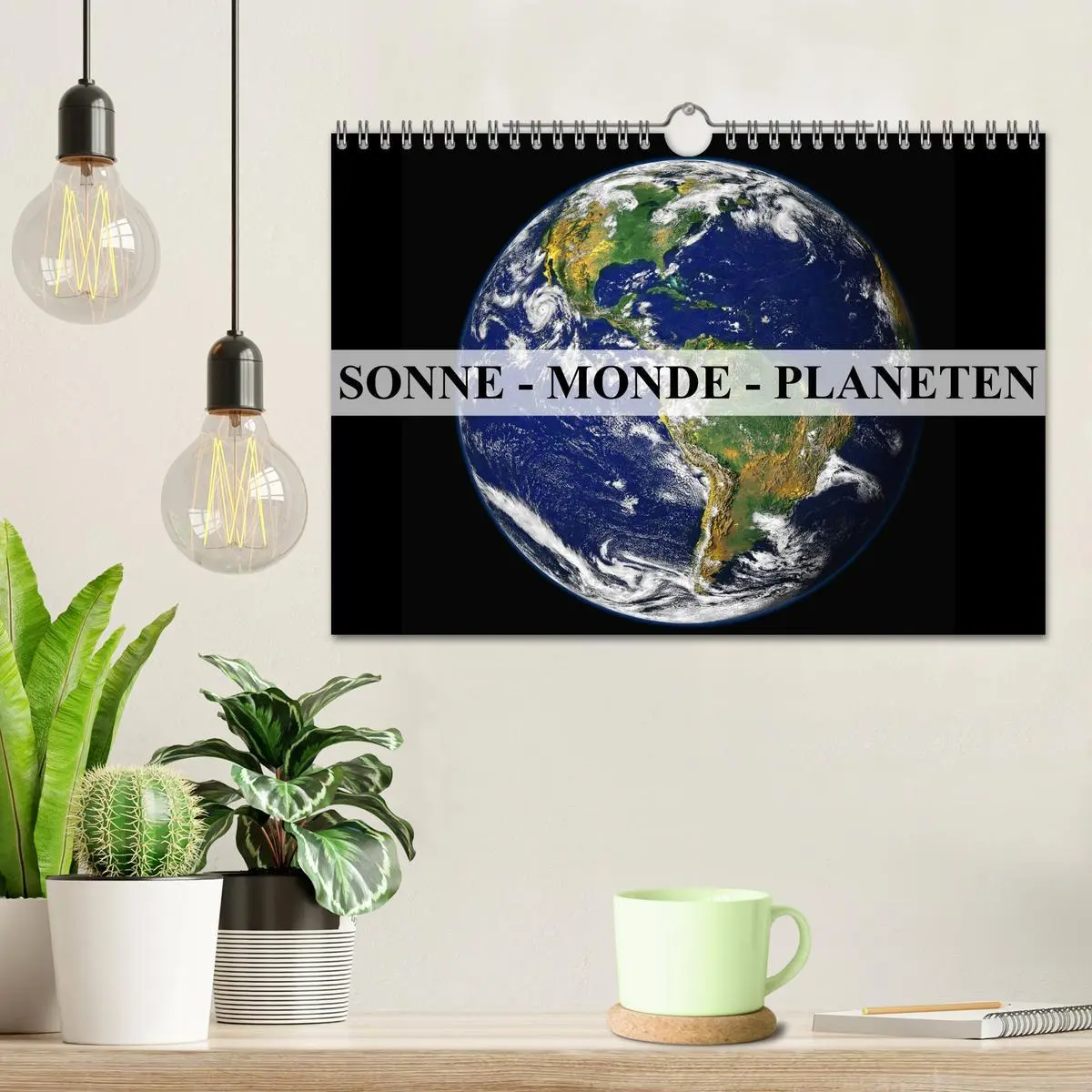 Bild: 9783516055269 | Sonne, Monde und Planeten (Wandkalender 2026 DIN A4 quer), CALVENDO...