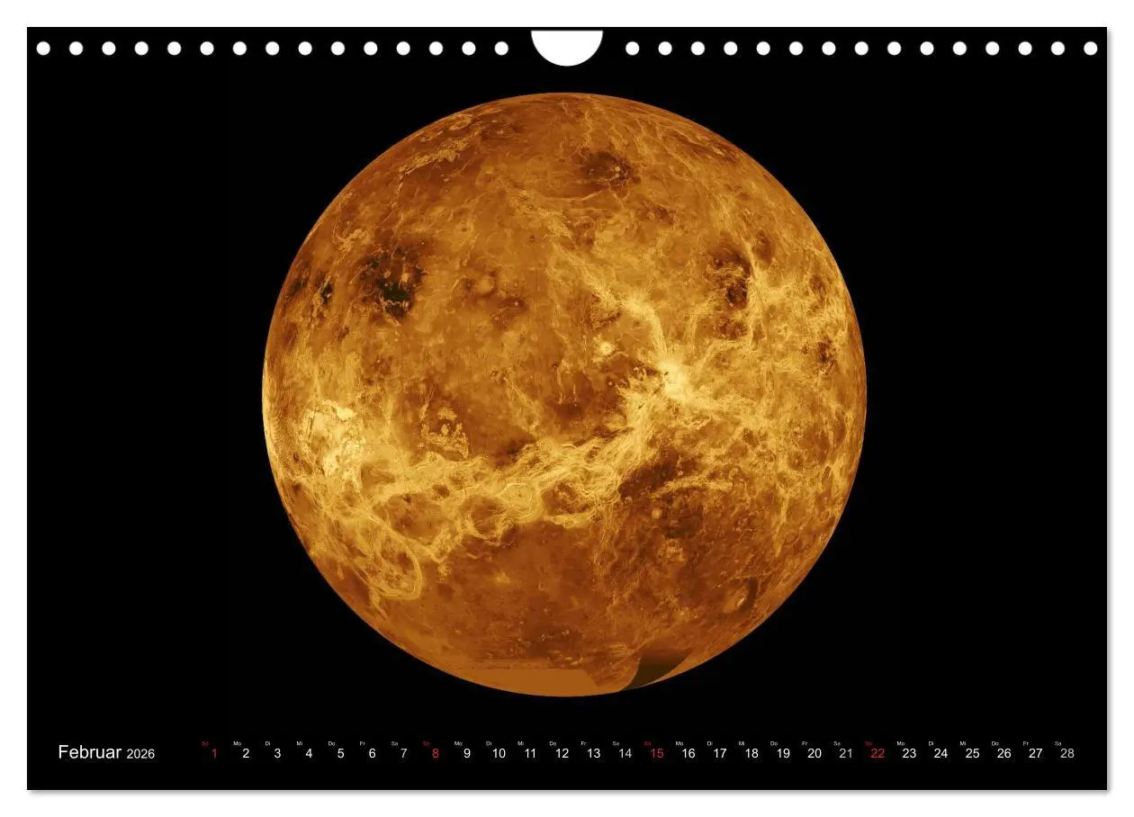 Bild: 9783516055269 | Sonne, Monde und Planeten (Wandkalender 2026 DIN A4 quer), CALVENDO...
