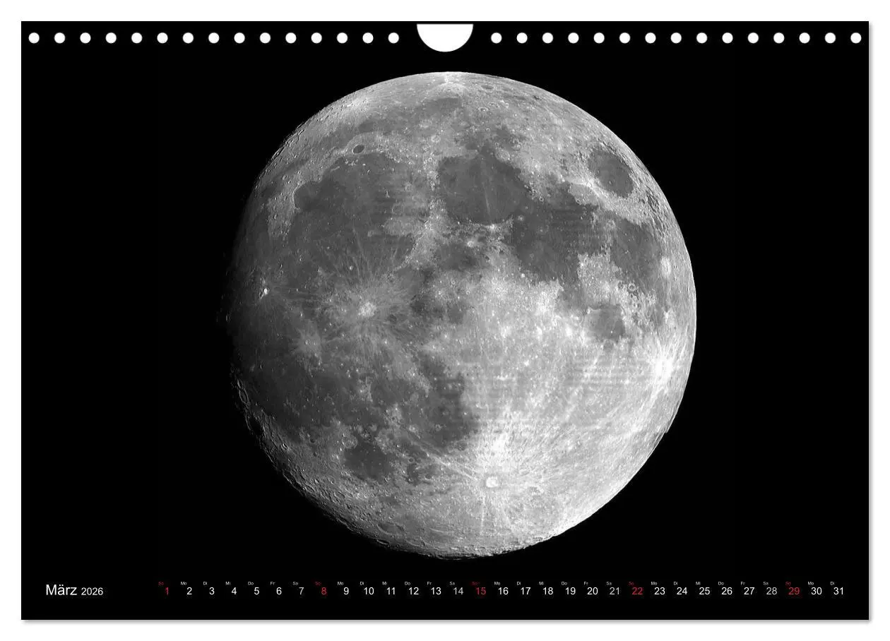 Bild: 9783516055269 | Sonne, Monde und Planeten (Wandkalender 2026 DIN A4 quer), CALVENDO...
