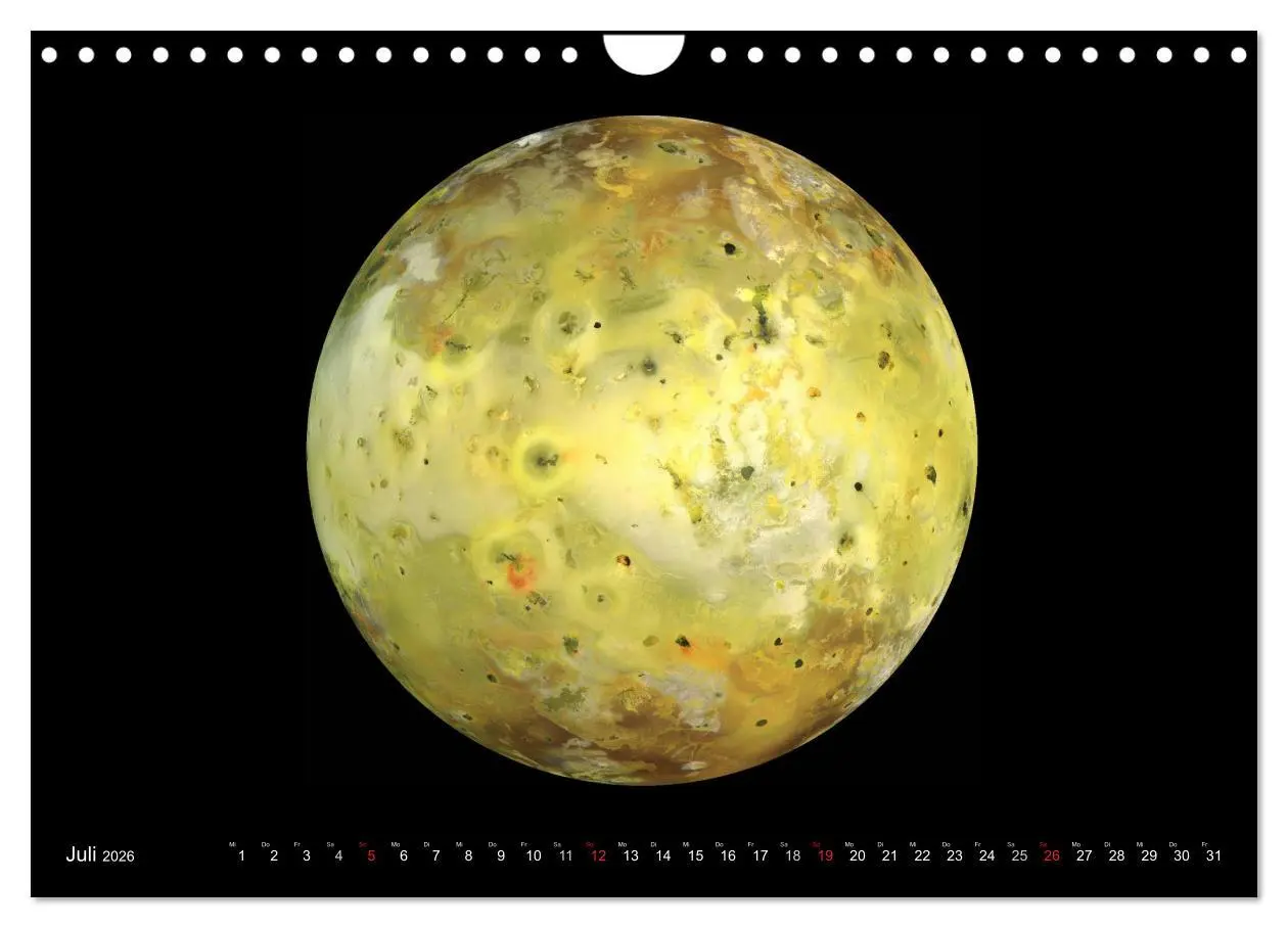Bild: 9783516055269 | Sonne, Monde und Planeten (Wandkalender 2026 DIN A4 quer), CALVENDO...