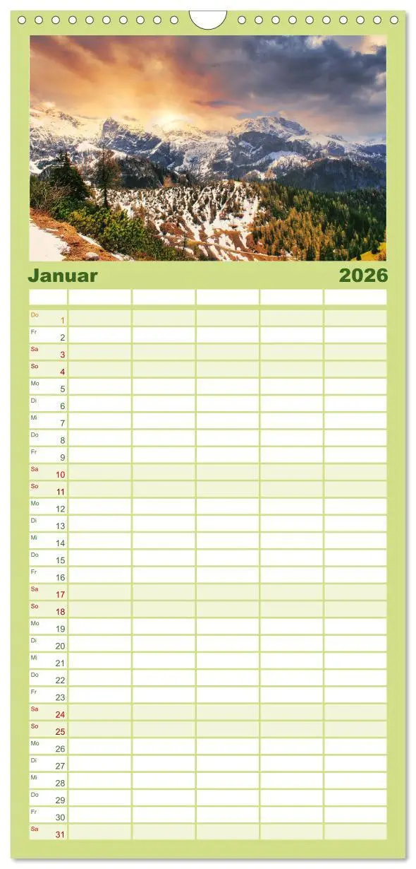 Bild: 9783516505269 | Familienplaner 2026 - Nationalpark Berchtesgaden- Magische...