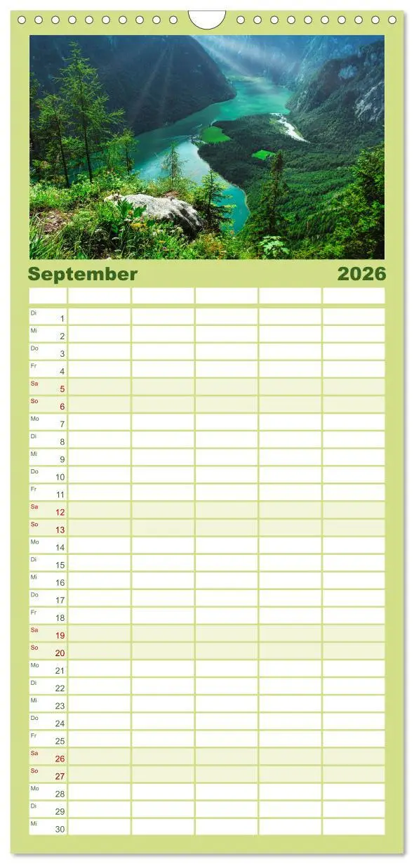 Bild: 9783516505269 | Familienplaner 2026 - Nationalpark Berchtesgaden- Magische...