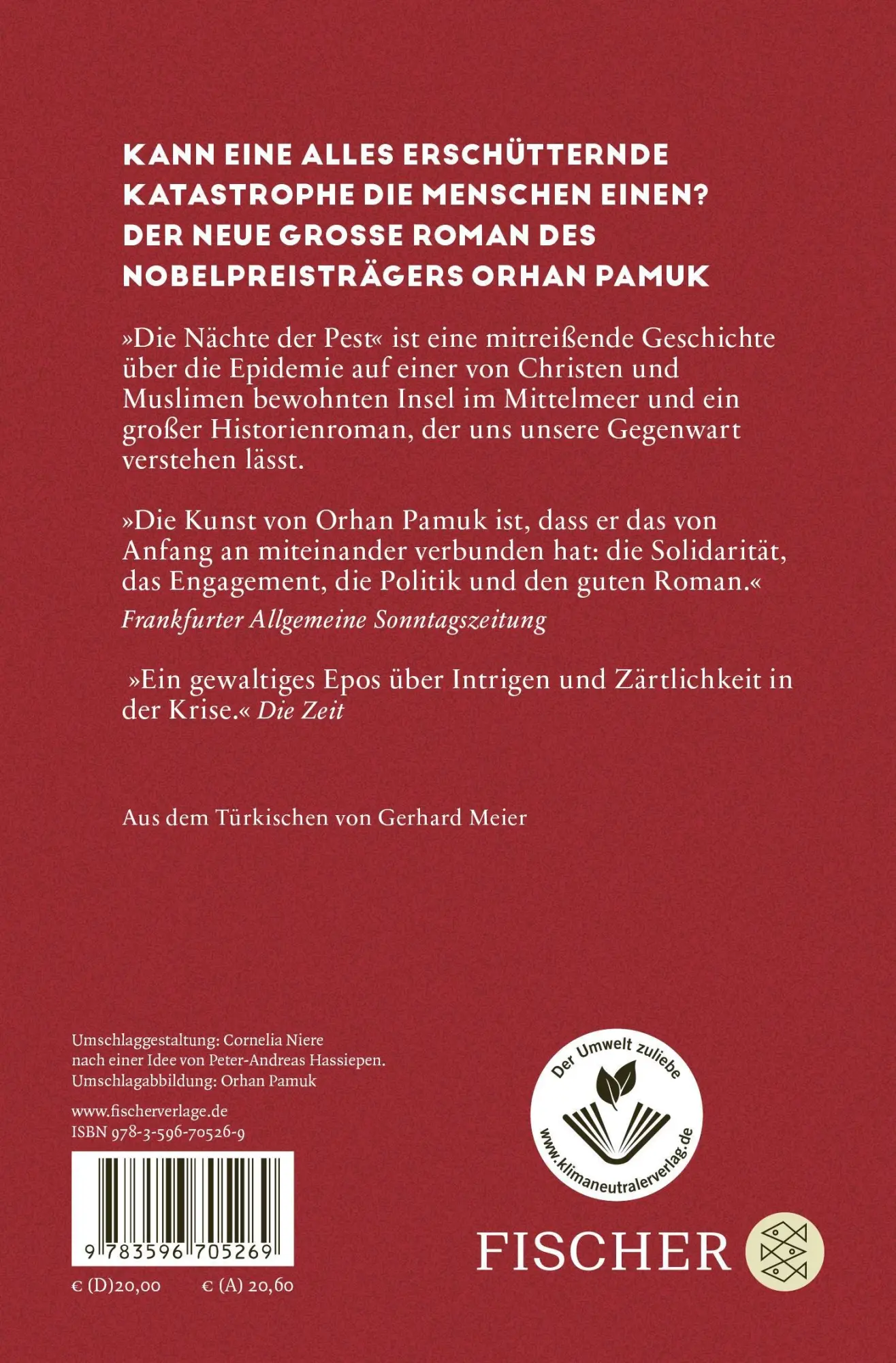 Rückseite: 9783596705269 | Die Nächte der Pest | Roman | Orhan Pamuk | Taschenbuch | 704 S.