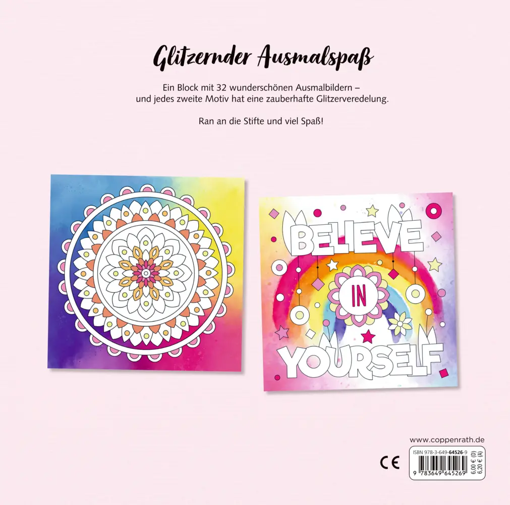 Bild: 9783649645269 | Glitzer-Malblock | Be You! | Taschenbuch | 64 S. | Deutsch | 2023