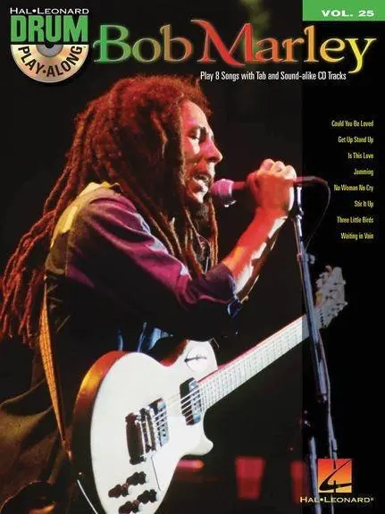 Cover: 9781423495369 | Bob Marley Drum Play-Along Volume 25 Book/Online Audio | Bob Marley