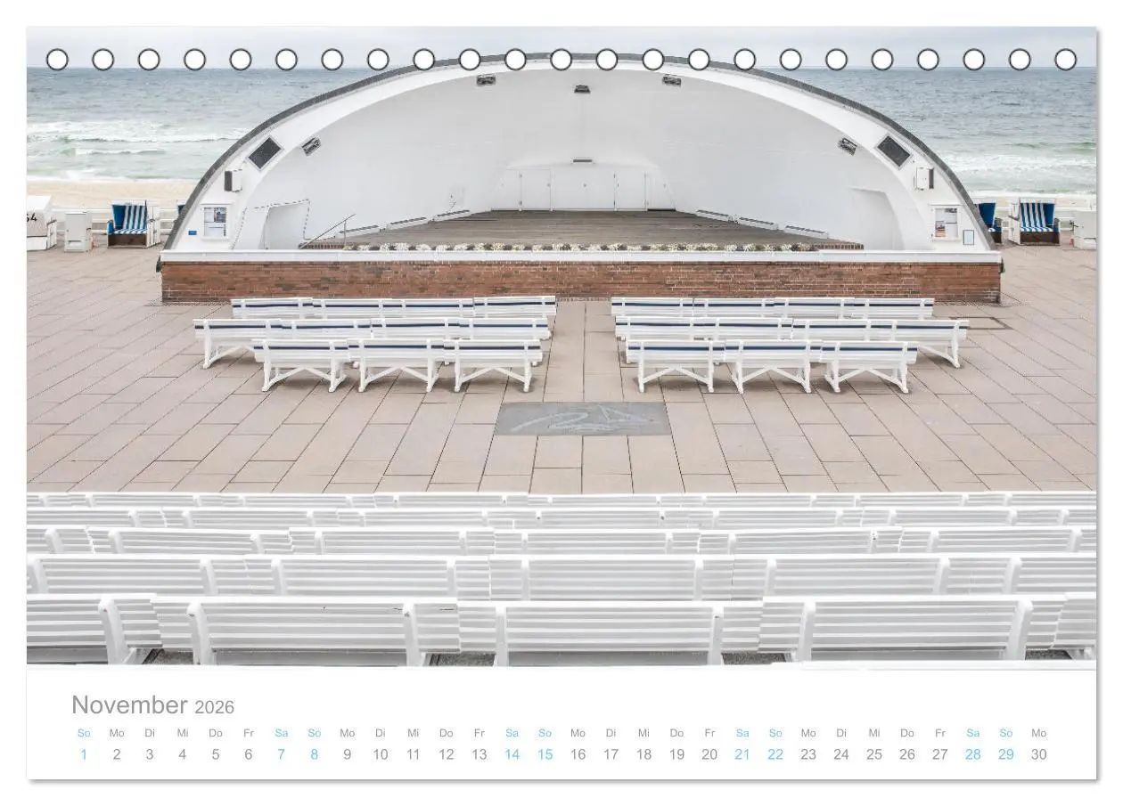 Bild: 9783457335369 | Sylt süchtig (Tischkalender 2026 DIN A5 quer), CALVENDO Monatskalender