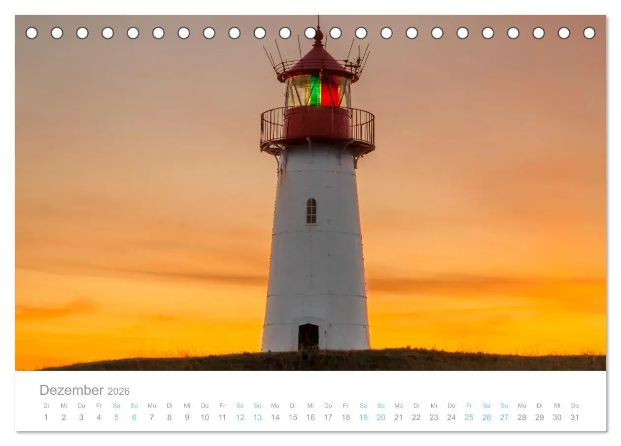 Bild: 9783457335369 | Sylt süchtig (Tischkalender 2026 DIN A5 quer), CALVENDO Monatskalender