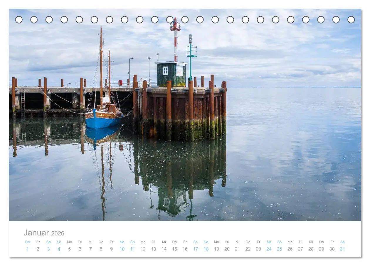 Bild: 9783457335369 | Sylt süchtig (Tischkalender 2026 DIN A5 quer), CALVENDO Monatskalender