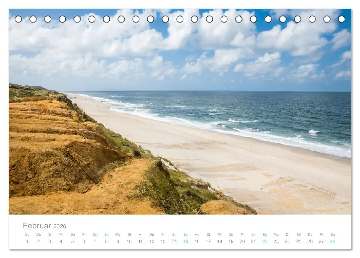 Bild: 9783457335369 | Sylt süchtig (Tischkalender 2026 DIN A5 quer), CALVENDO Monatskalender